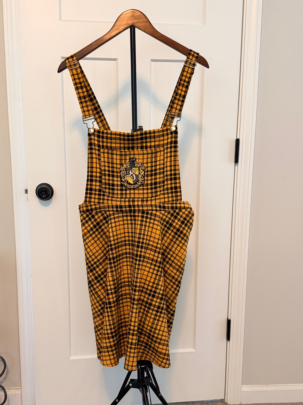 Hufflepuff plaid Skirtall Plus Sized